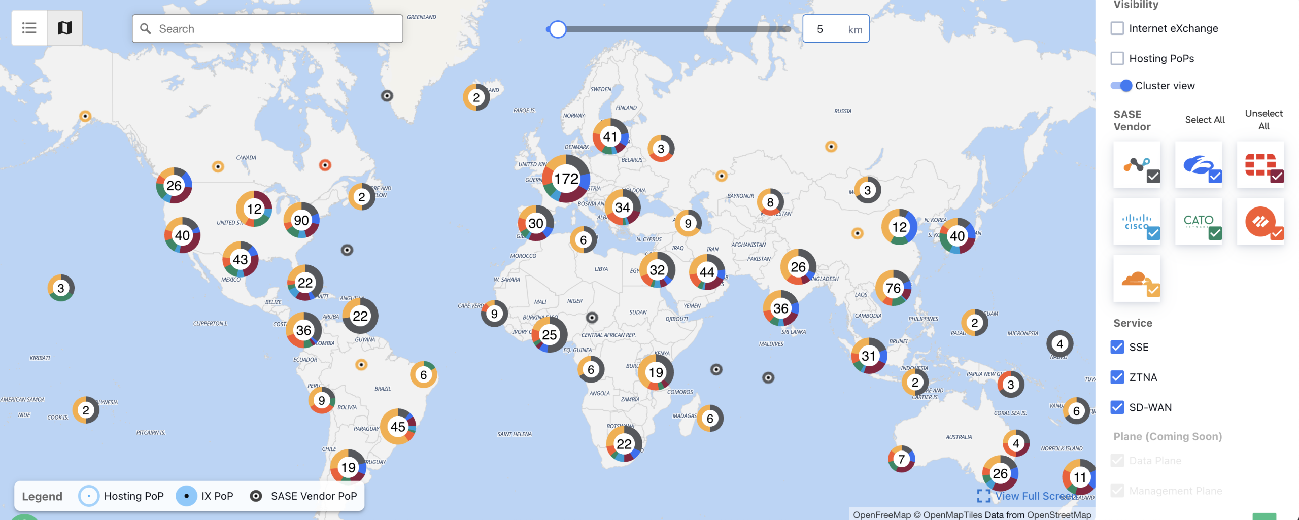 The SASE Map by Ubiqube
