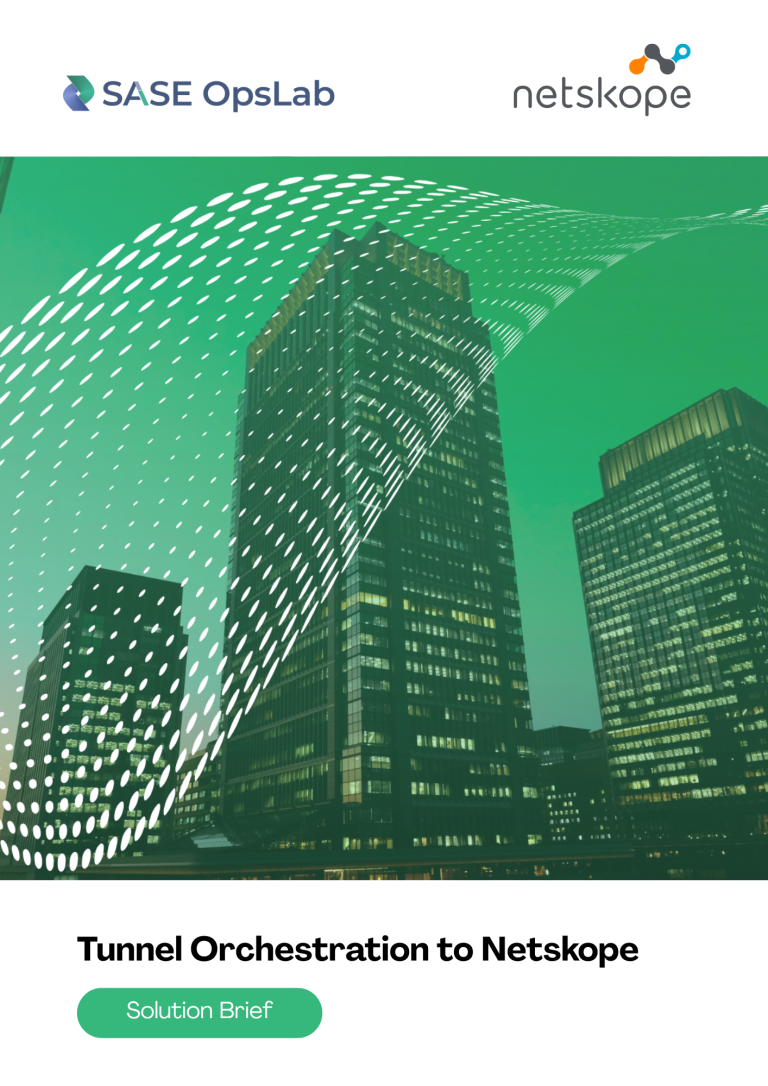 Tunnel Orchestration to Netskope Solution Brief